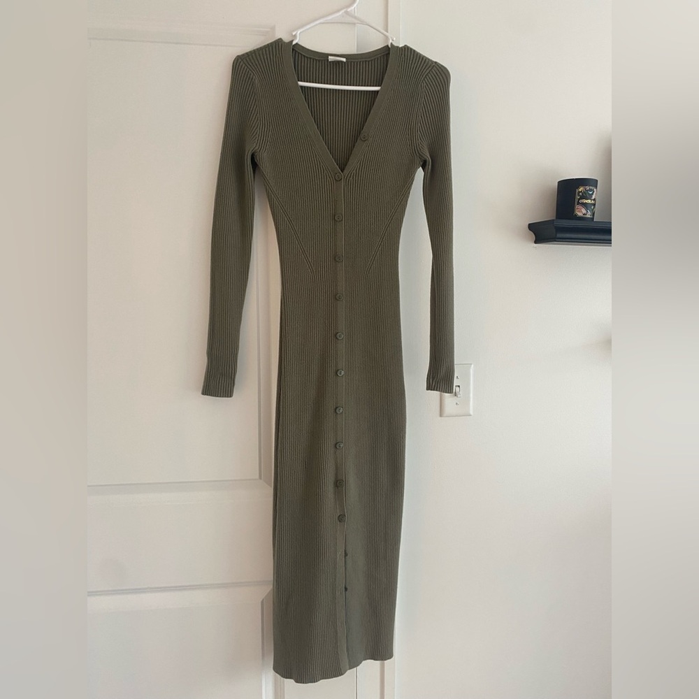 A&F Olive Sweater Dress!